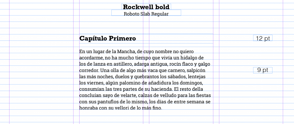 maquetación de textos componer textos
