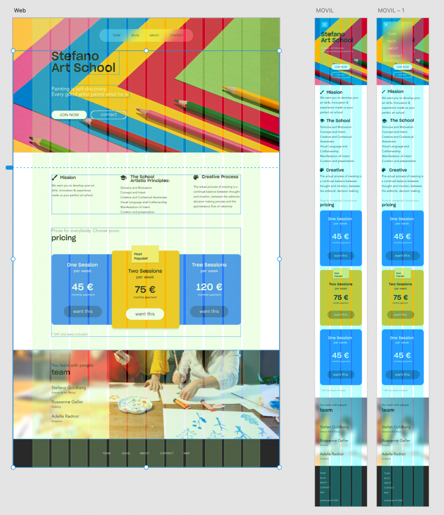 diseño de interfaz web
